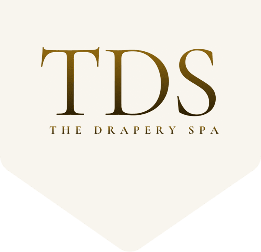 The Drapery Spa logo, specialist drapery cleaning Dallas Texas